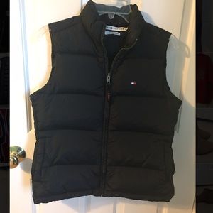 tommy hilfiger black vest